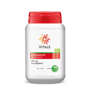 Vitals Borage Olie Biologisch 100 softgels