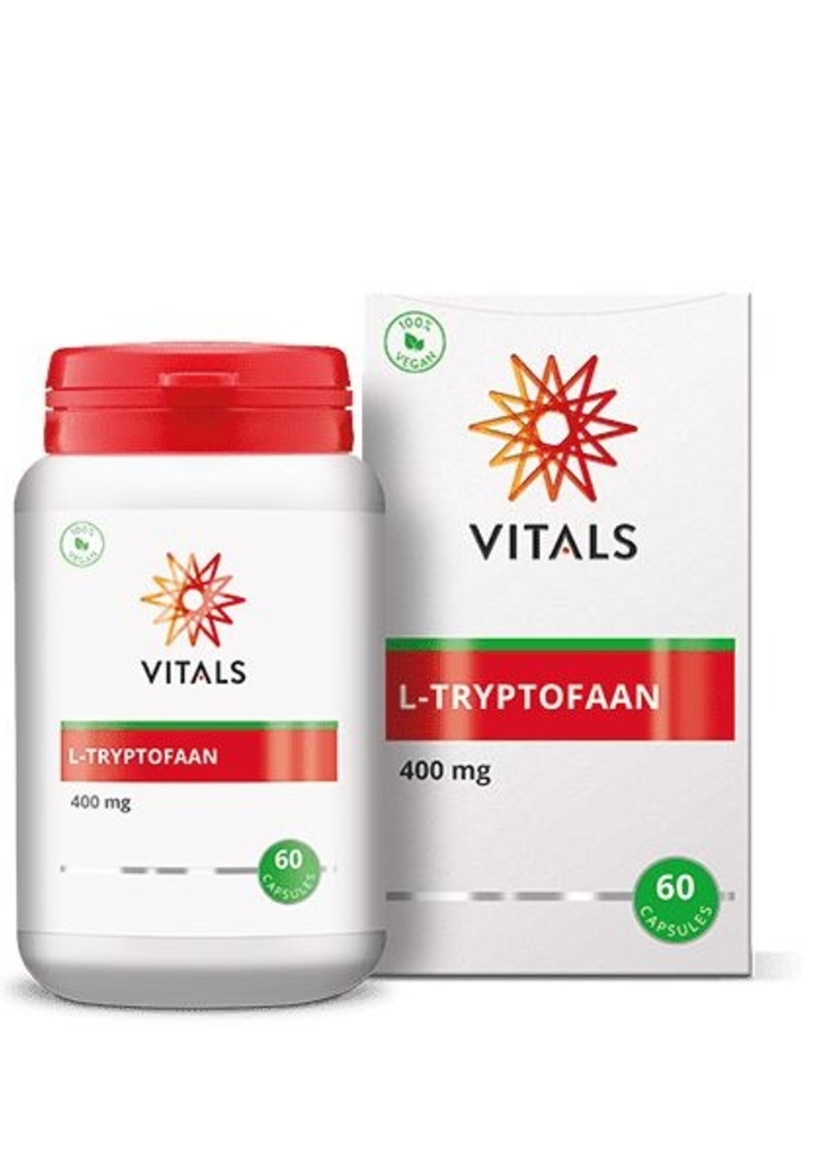 Vitals L-Tryptofaan 400 mg 60 capsules