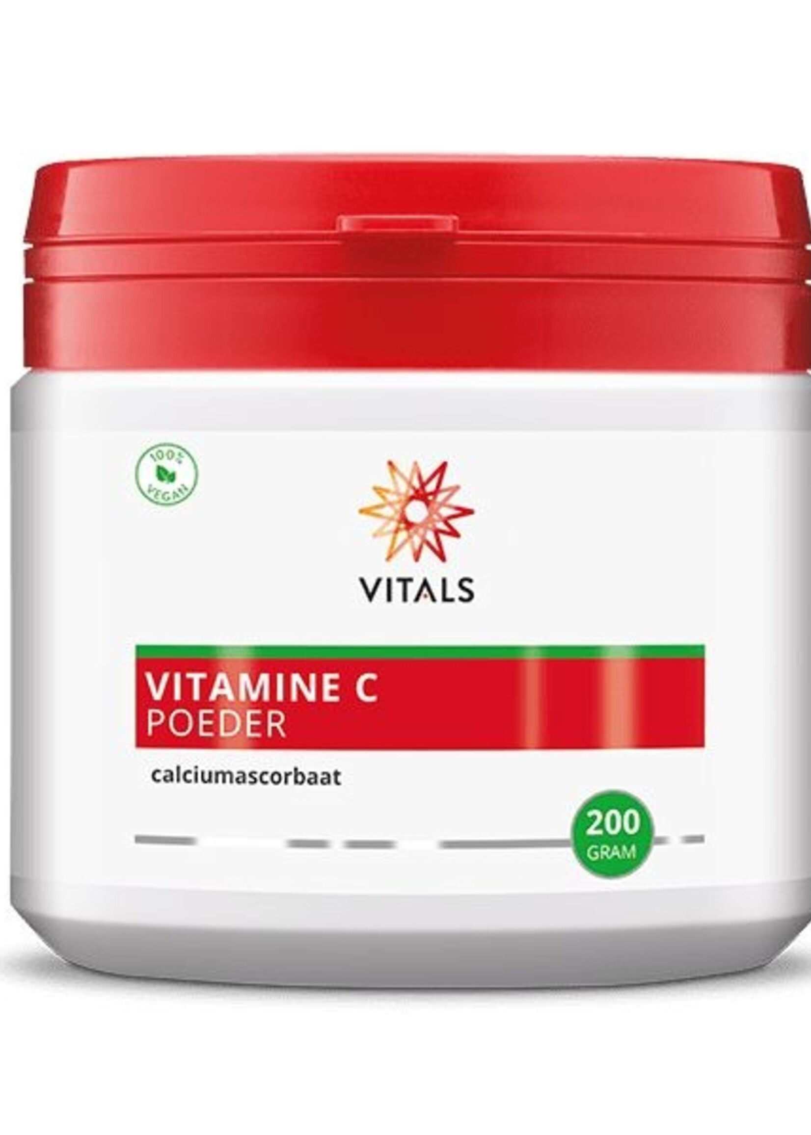 Vitals Vitamine C Poeder (Calciumascorbaat) 200 gram