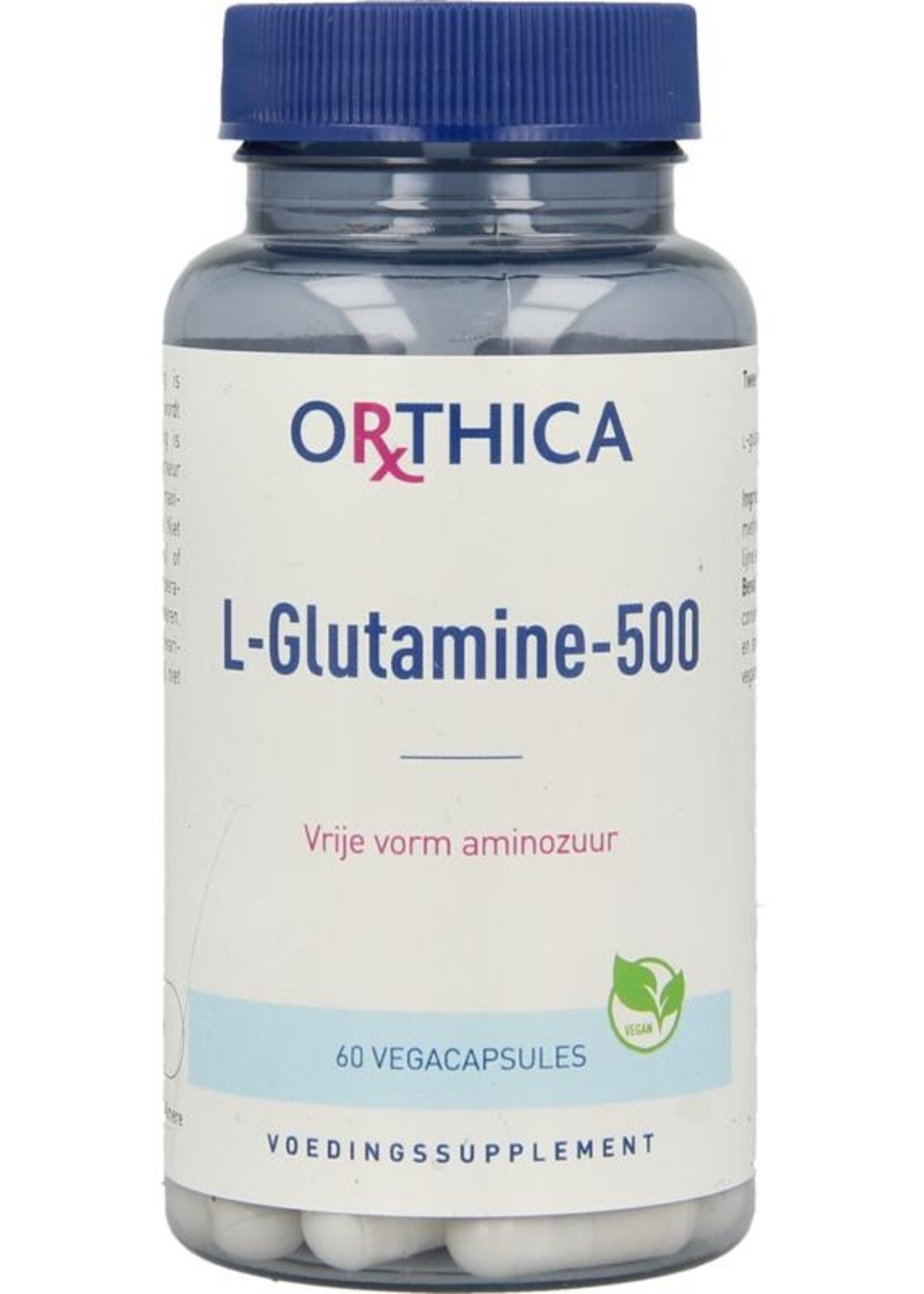 Orthica L glutamine 500 60 capsules