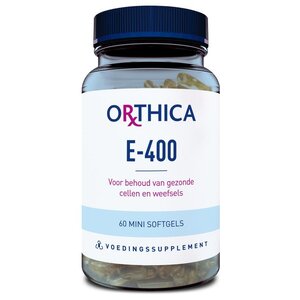 Orthica Vitamine E 400ie 60 softgels