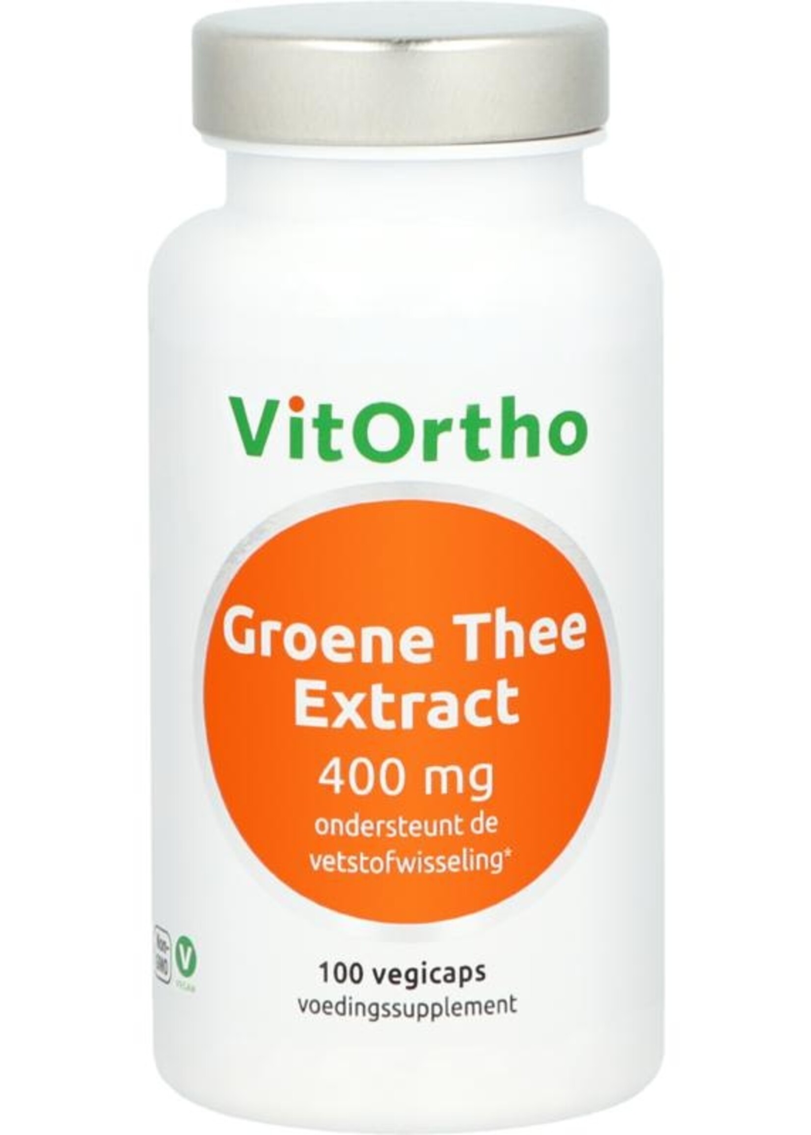 Vitortho Groene Thee Extract 400 mg 100 capsules