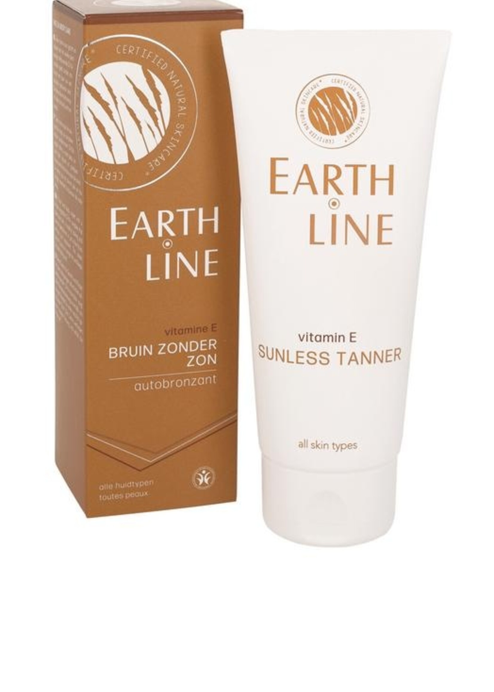 Earth-Line Bruin zonder Zon Crème 100 ml