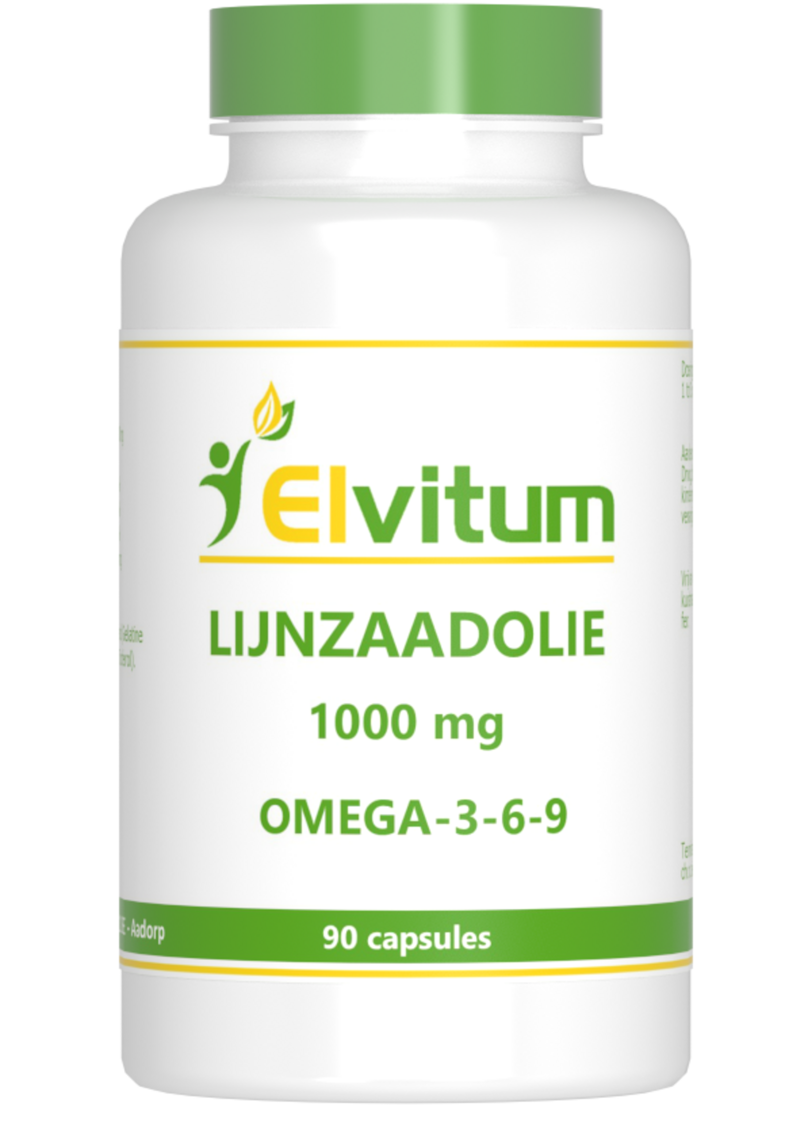 Elvitum Lijnzaadolie 1000 mg 90 capsules