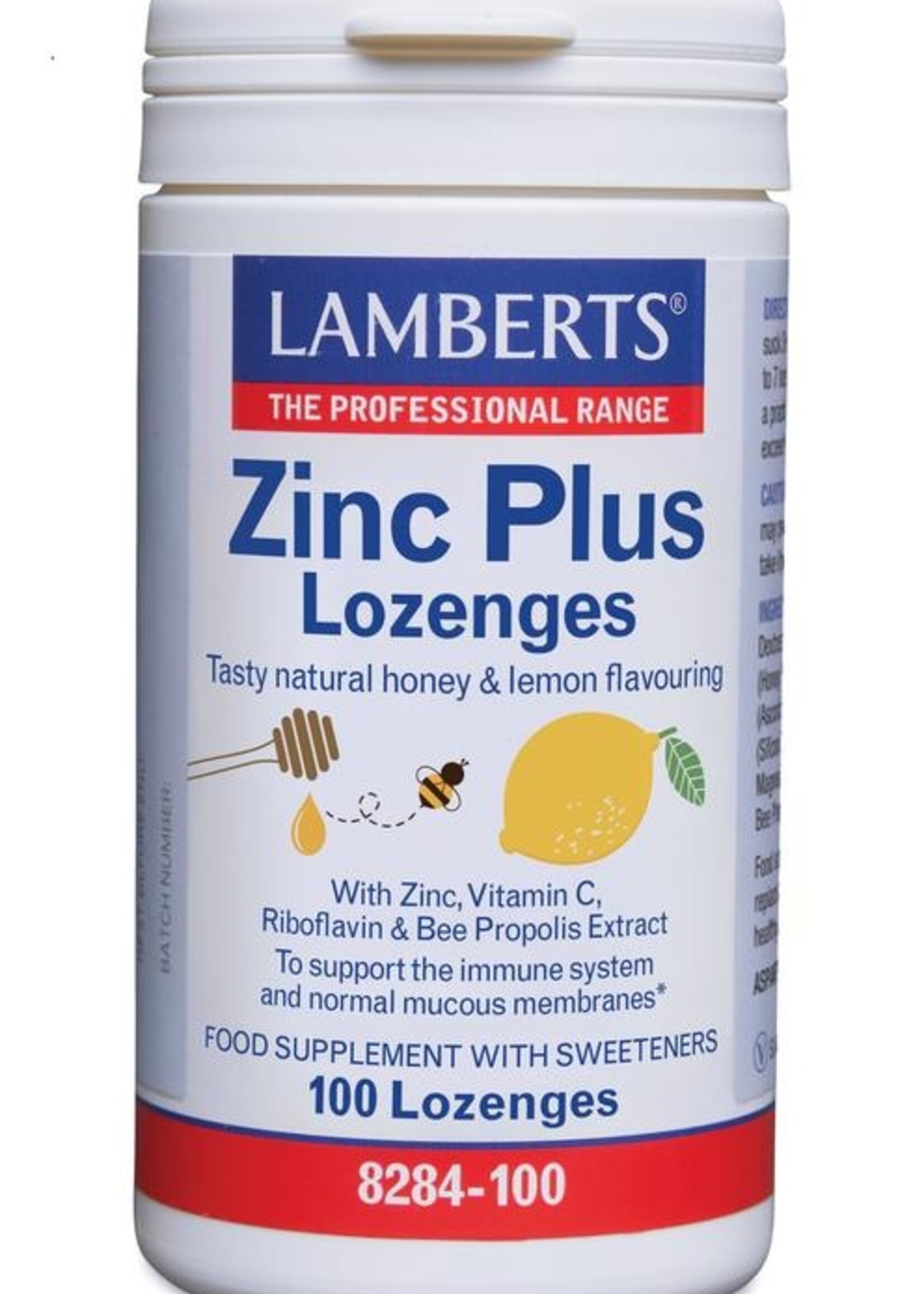 Lamberts Zinc Plus Keelpastilles 100 zuigtabletten