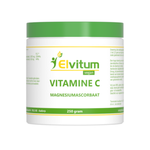 Elvitum Vitamine C Poeder (Magnesiumascorbaat) 250 gram