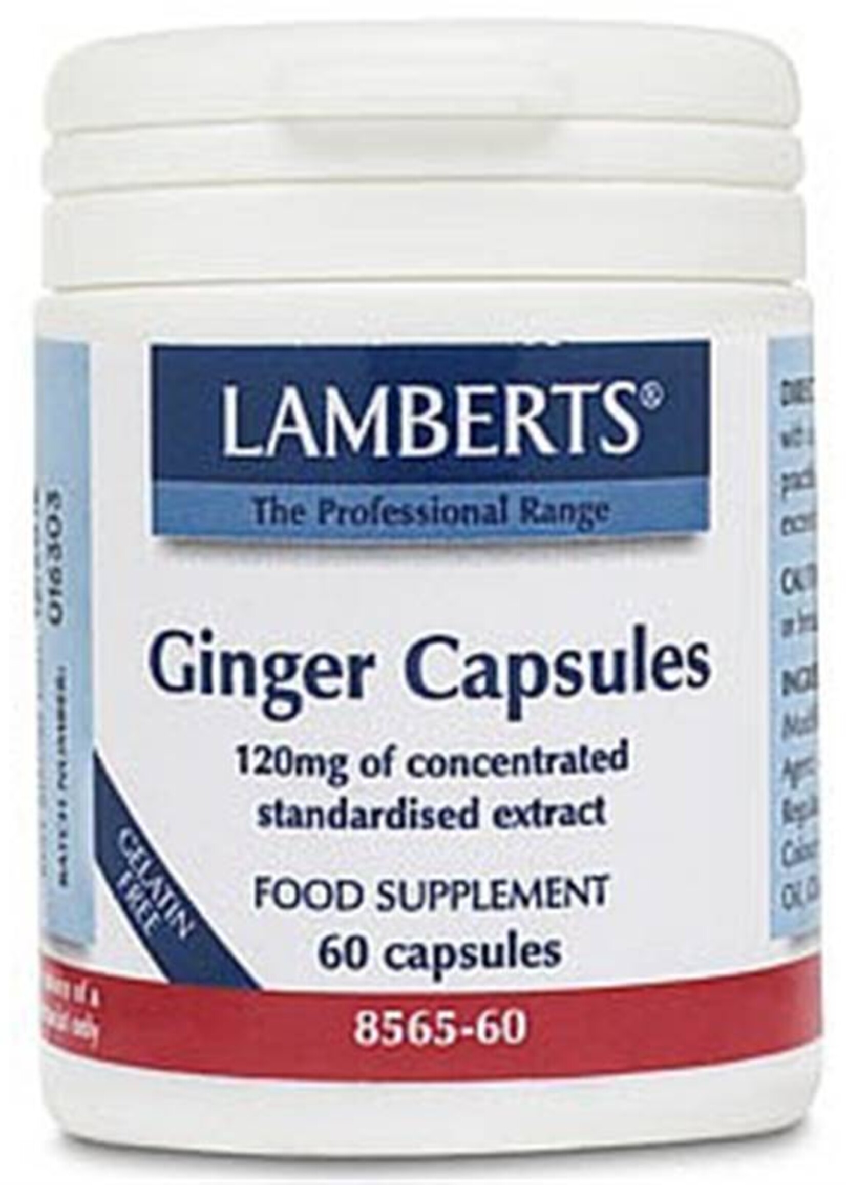 Lamberts Ginger (Gember) 60 capsules