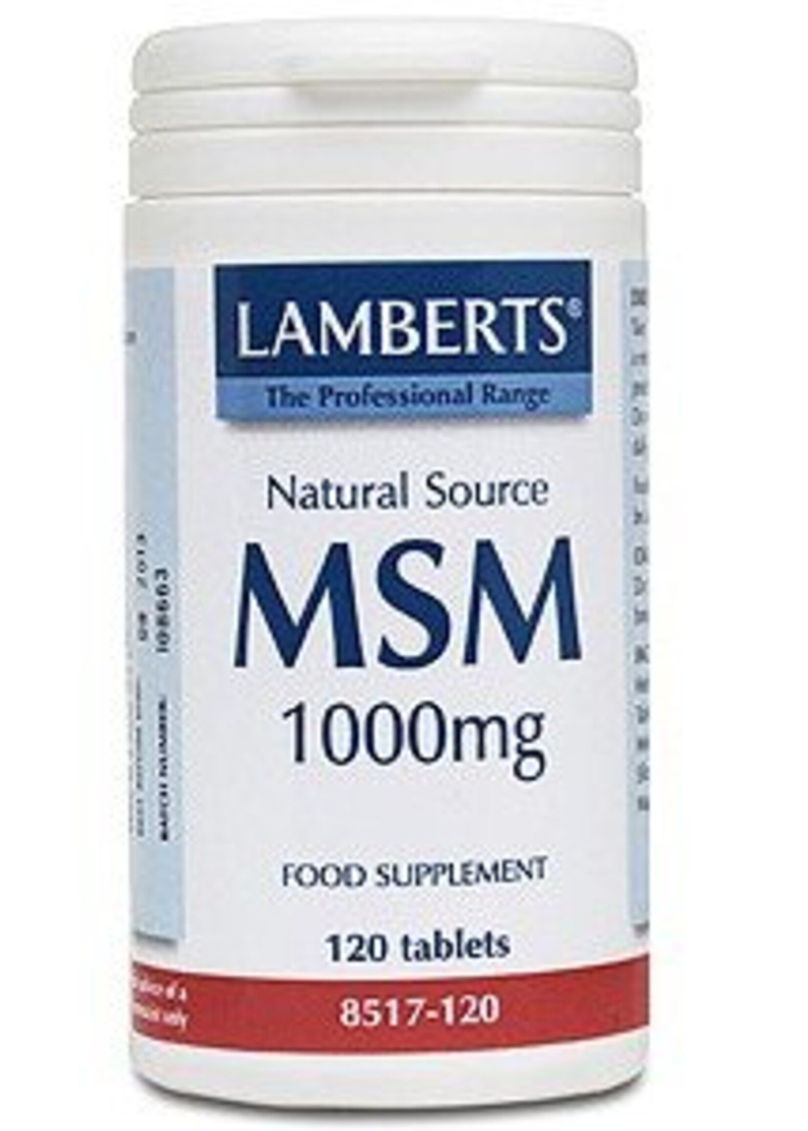 Lamberts MSM 1000 mg 120 tabletten