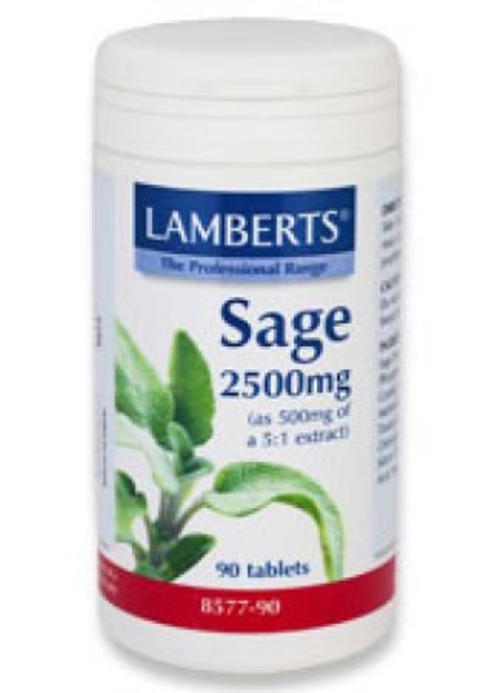 Lamberts Salie / Sage 2500 mg 90 tabletten