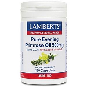 Lamberts Teunisbloem (Evening Primrose) 500 mg 180 capsules