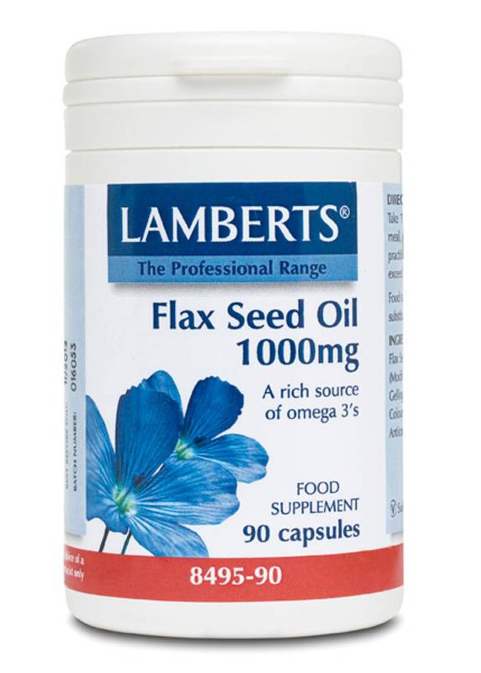 Lamberts Flax Seed Oil (Lijnzaad Olie) 1000 mg 90 capsules
