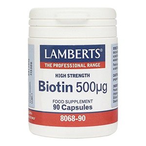 Lamberts Biotin / Biotine 500 mcg 90 capsules