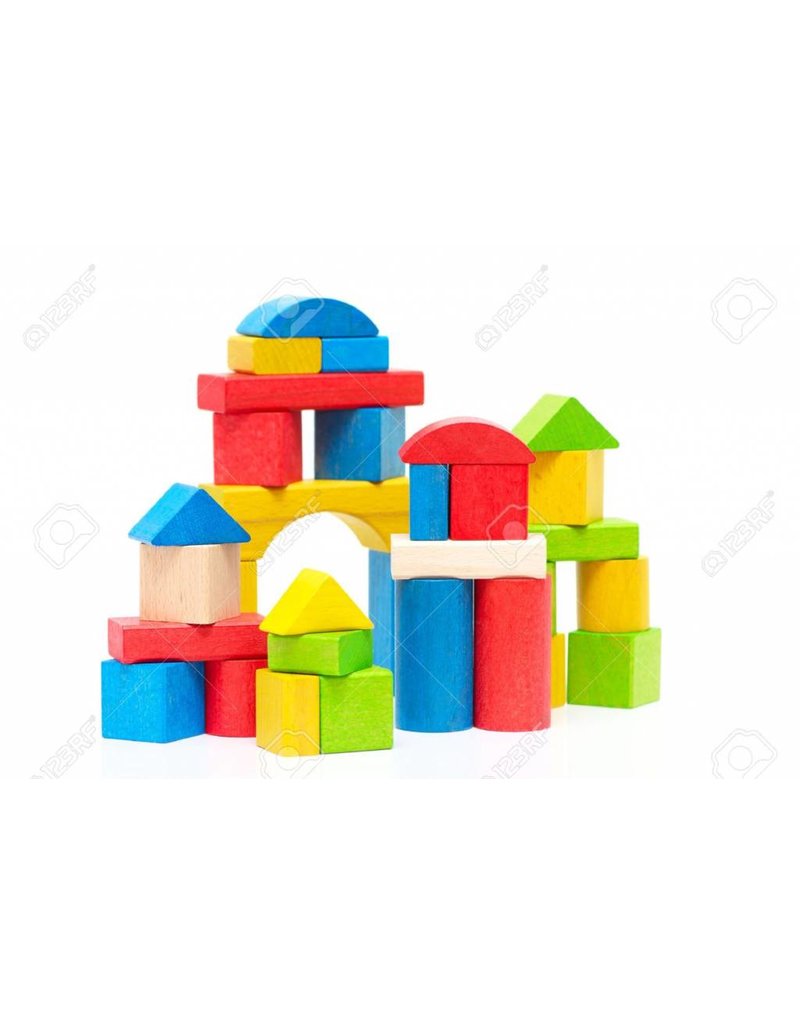 Colorful Wooden Toy Blocks