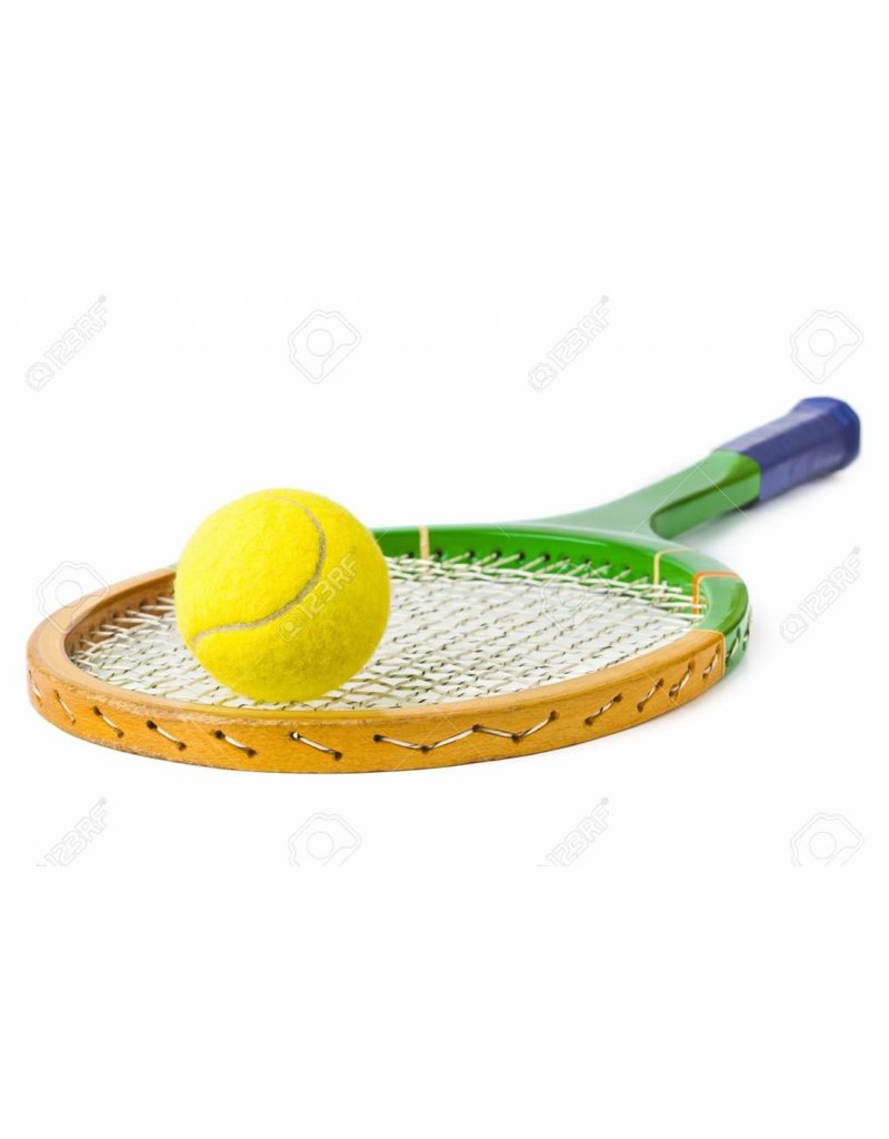 Tennis racket en bal