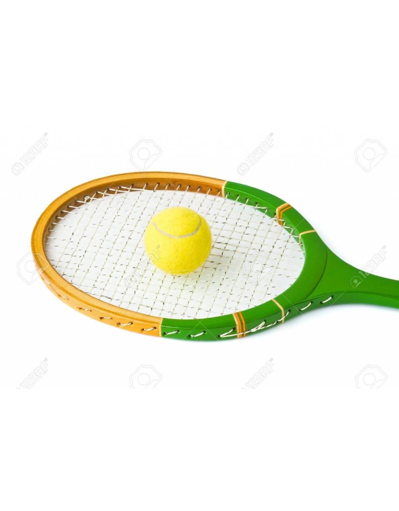 Tennis racket en bal