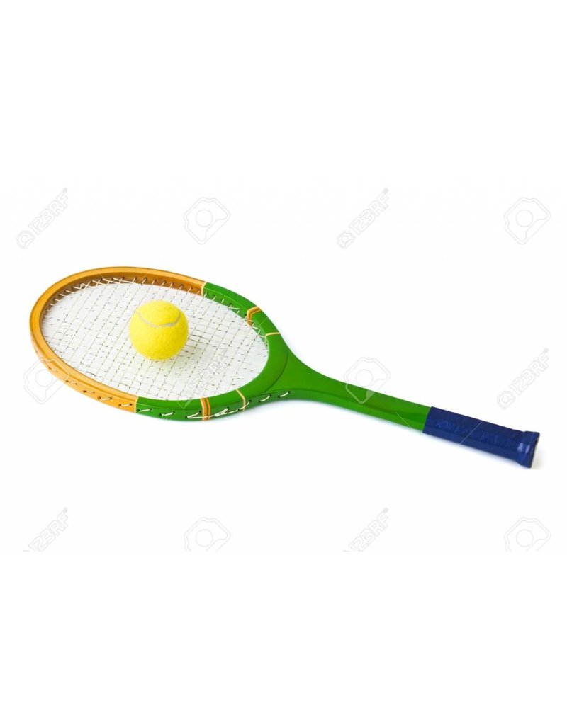 Tennis racket en bal