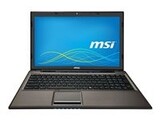 Msi                              CX61 0NE-254BE (15,6", Intel Core i3-3110M, Geforce GT635M 2 GB, 4 GB, 320 GB, DVDRW, Windows 8, WLAN N, zwart)