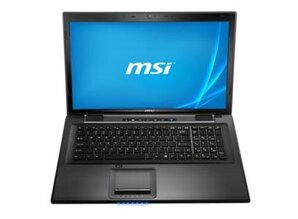Msi                              CR70 0M-084BE (17,3", Intel Dual Core i3-3110M, HD Graphics, 4 GB, 320 GB, DVDRW, Windows 8, WLAN N, zwart)