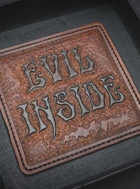 Harp Leather Leather-EDC-Tray "Evil Inside"