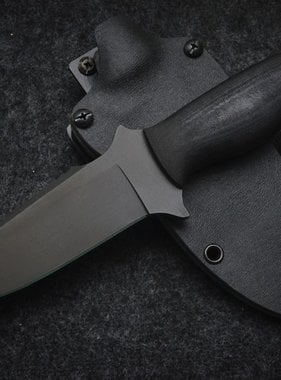 Winkler Knives Utility Crusher Knife - Black Micarta