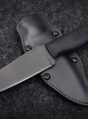 Winkler Knives Drop Point Crusher - Black Micarta