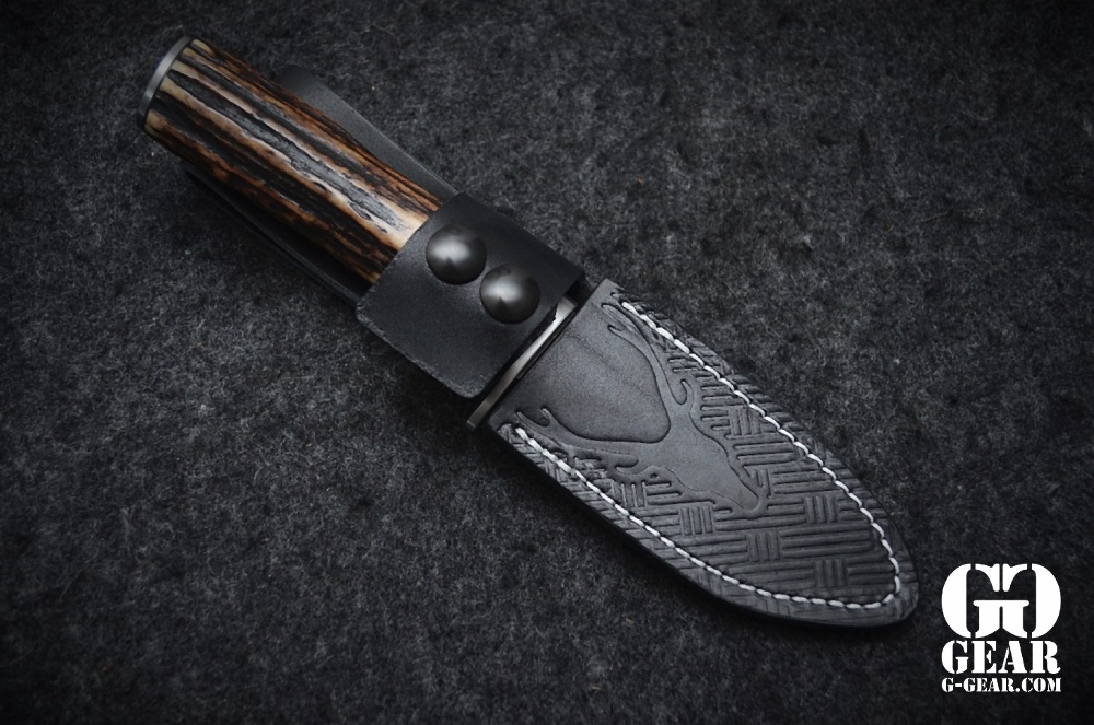 R&N Blades Australia R&N Blades Australia - New Design Small Hunter Hiddentang Premium Sambar