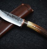 Behring Made Behring Made -Premium Sambar Stag & OD Micarta Drop Point