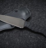 Winkler Knives Winkler Knives - Drop Point Crusher -Sculpted  Black Micarta