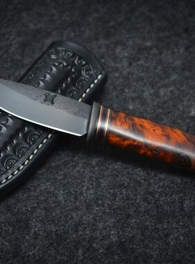 Behring Made Ironwood Droppoint Pocketknife