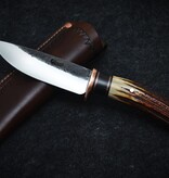 Behring Made Behring Made -Premium Sambar Stag & Black Micarta Droppoint