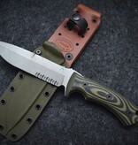 Rustick Knives -Burleson Fieldknife 6" - Clip