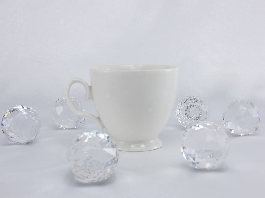 MariaPaula - Ecru - cup and saucer in 3 sizes