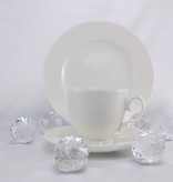 MariaPaula - Ecru - cup and saucer in 3 sizes