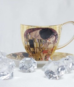 CARMANI - 1990 Gustav Klimt - Der Kuss -Kaffeetasse