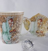 CARMANI - 1990 Alfons Mucha - The Four Seasons - Winter - Kaffeetasse