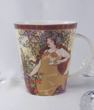 ➤Alfons Mucha Espresso Cups Exclusive The Four Seasons Collection