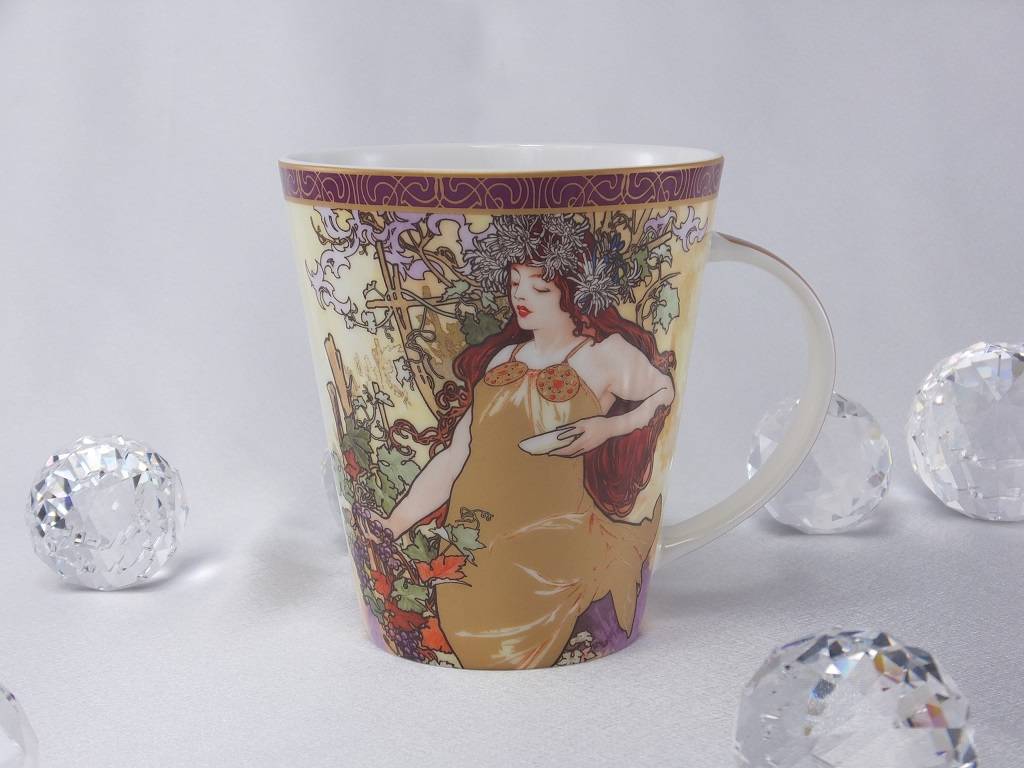 CARMANI - 1990 Alfons Mucha - The Four Seasons - Herbst - Kaffeetasse