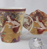 CARMANI - 1990 Alfons Mucha - The Four Seasons - Herbst - Kaffeetasse