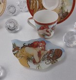 CARMANI - 1990 Alfons Mucha - The Four Season - Espressotassen Set - Winter / Sommer