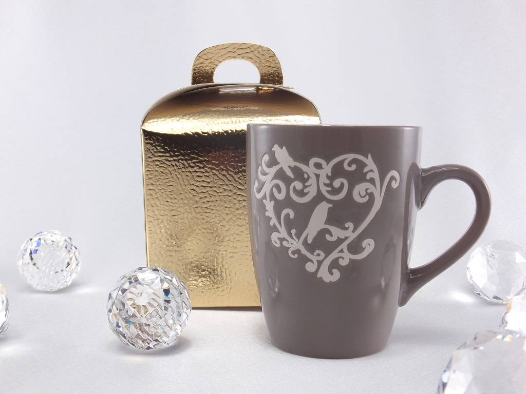 Denver - decorative coffee cup with ornament