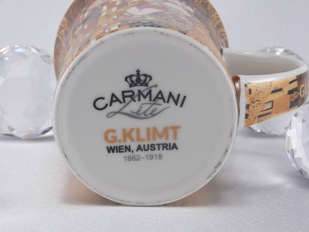 CARMANI - 1990 Gustav Klimt - Der Kuss - Kaffeetasse X in Geschenkbox