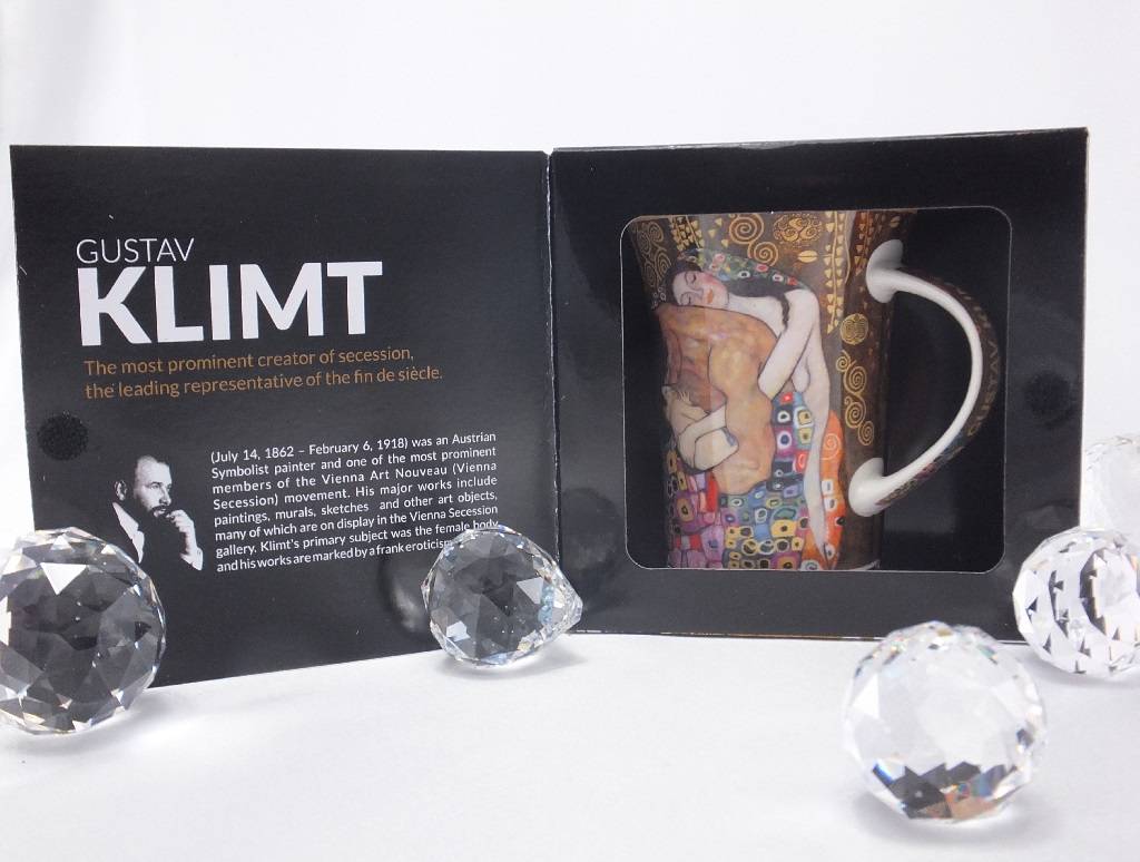 CARMANI - 1990 Gustav Klimt - Familie - Kaffeetasse in Geschenkbox