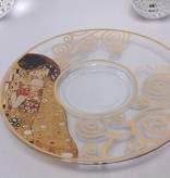CARMANI - 1990 Gustav Klimt - The Kiss - Cappuccino Cups made of glass