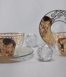 CARMANI - 1990 Gustav Klimt The kiss cappuccino cups