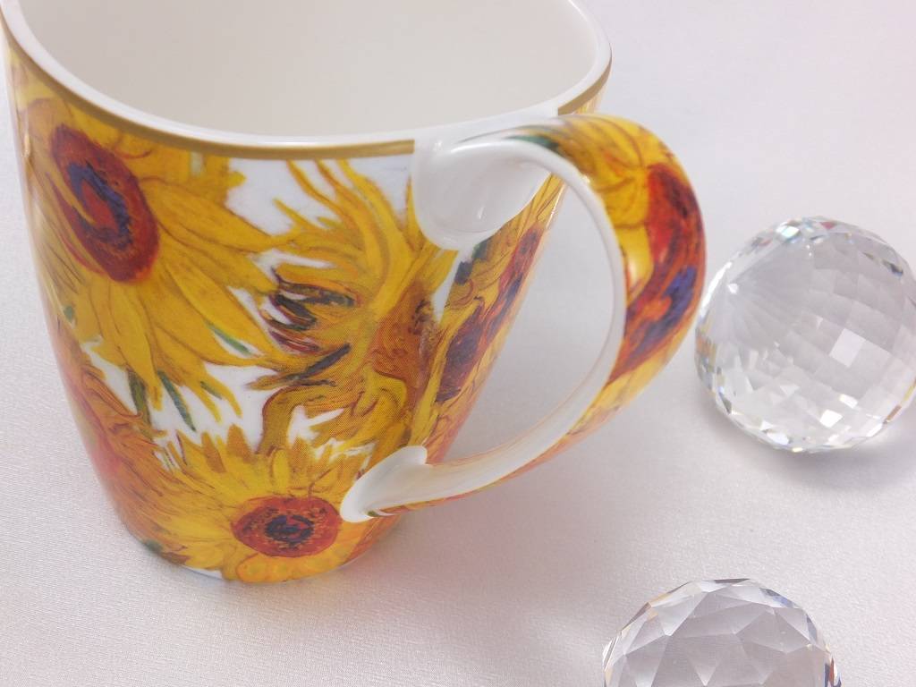 CARMANI - 1990 Vincent van Gogh - Sunflowers - Coffee cup Vanessa incl. Gift box