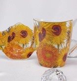 CARMANI - 1990 Vincent van Gogh - Sunflowers - Coffee cup Vanessa incl. Gift box