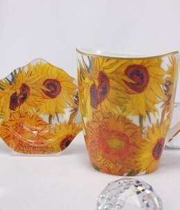 CARMANI - 1990 Van Gogh - Sonnenblumen  - Kaffeetasse Vanessa