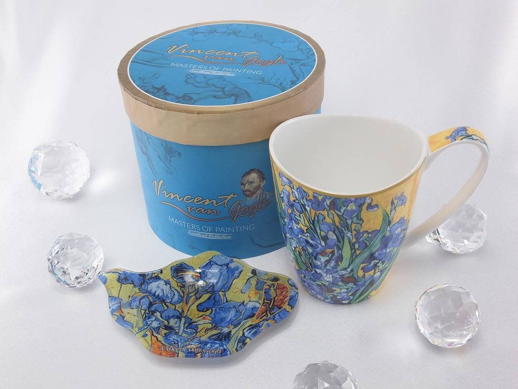 CARMANI - 1990 Vincent van Gogh - Irises - Coffee cup Vanessa in gift box