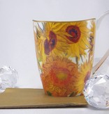 CARMANI - 1990 Vincent van Gogh - Sonnenblumen - Kaffeetasse  Vanessa inkl. Geschenkbox