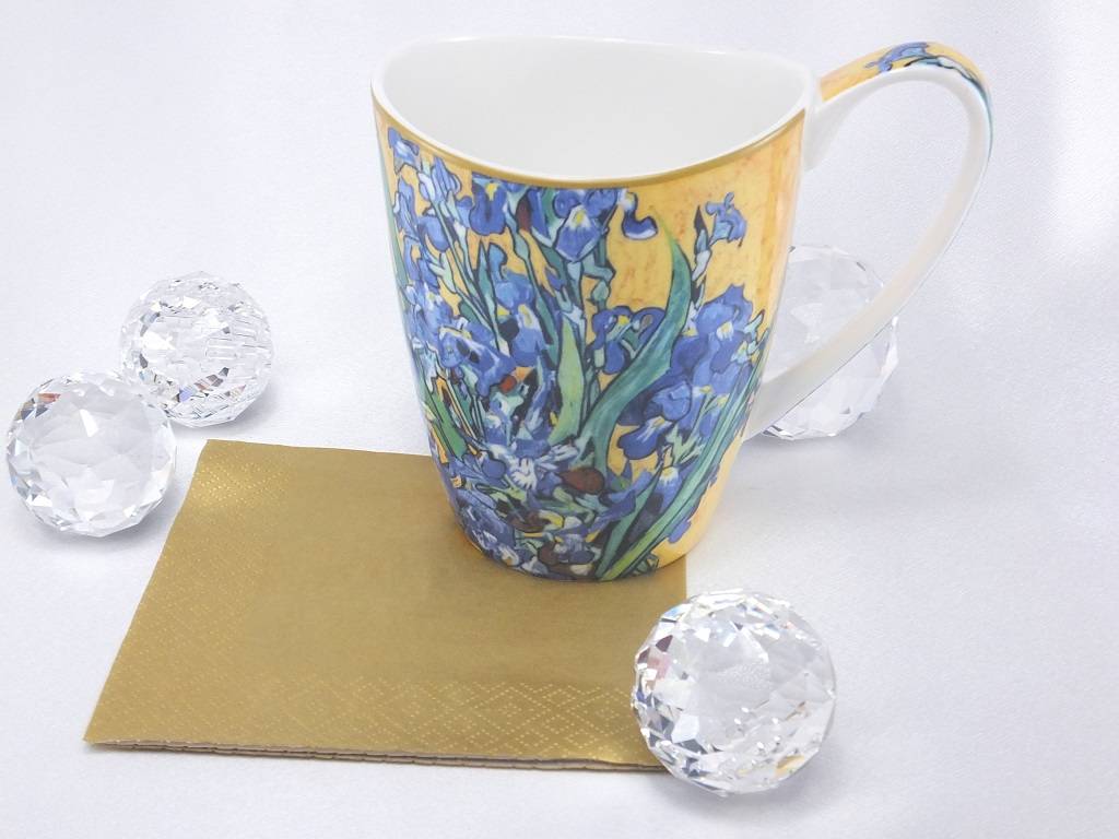 CARMANI - 1990 Vincent van Gogh - Irises - Coffee cup Vanessa in gift box